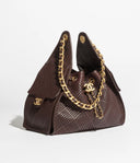 CH 25 Small Handbag  Dark Brown