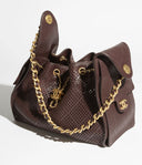 CH 25 Small Handbag  Dark Brown