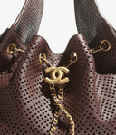 CH 25 Small Handbag  Dark Brown
