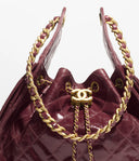 CH 25 Small Handbag Burgundy